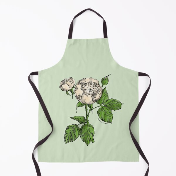 Item preview, Cream Globular Rose Bloom Semi-Double 8-15 Petals In 2 Rows designed and sold by Rachael Taylor.