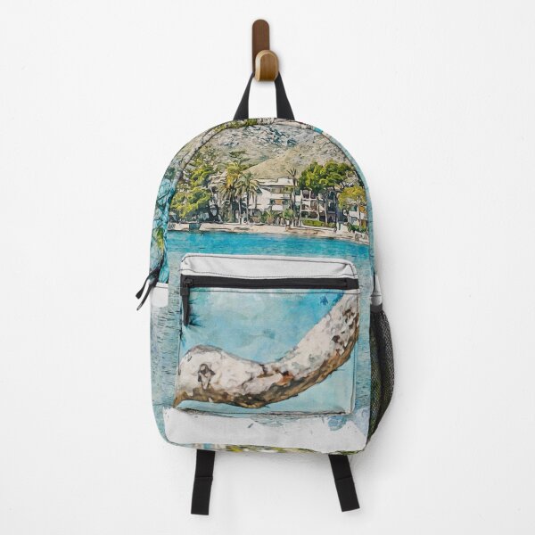 Item preview, Puerto Pollensa Mallorca Watercolour Effect designed and sold by GG WALL ART.