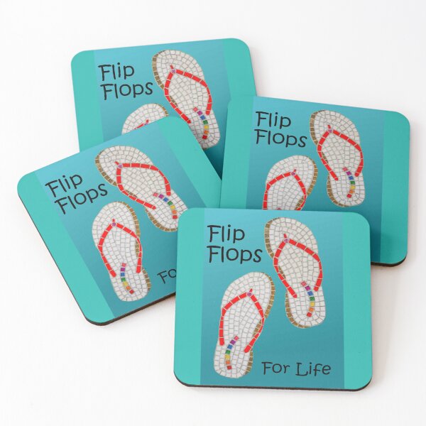 Item preview, Flip flops for life designed and sold by joannaydesigns.