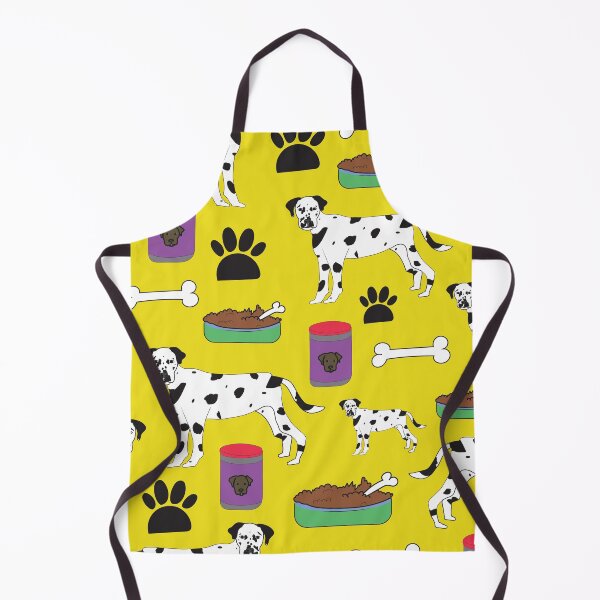 Item preview, hand drawn dalmation face seamless pattern on blue background designed and sold by 137Lanternes.