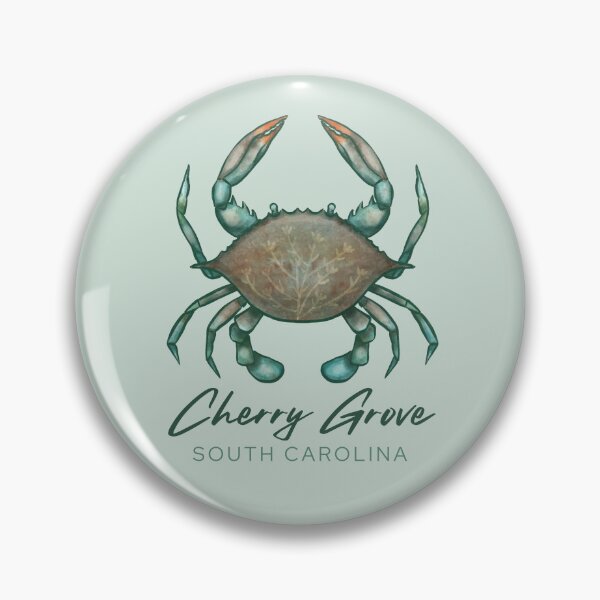 Item preview, Cherry Grove Beach South Carolina SC Blue Crab designed and sold by carolinafound.