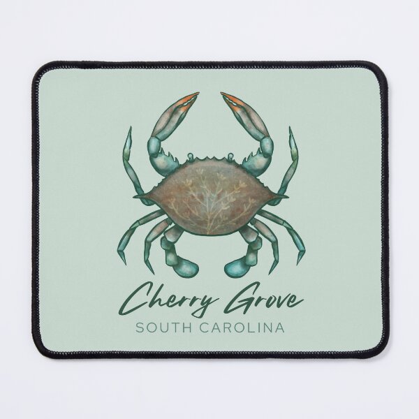 Item preview, Cherry Grove Beach South Carolina SC Blue Crab designed and sold by carolinafound.