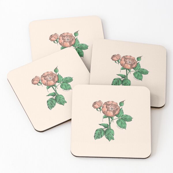 Item preview, Apricot Globular Rose Bloom Semi-Double 8-15 Petals In 2 Rows designed and sold by Rachael Taylor.