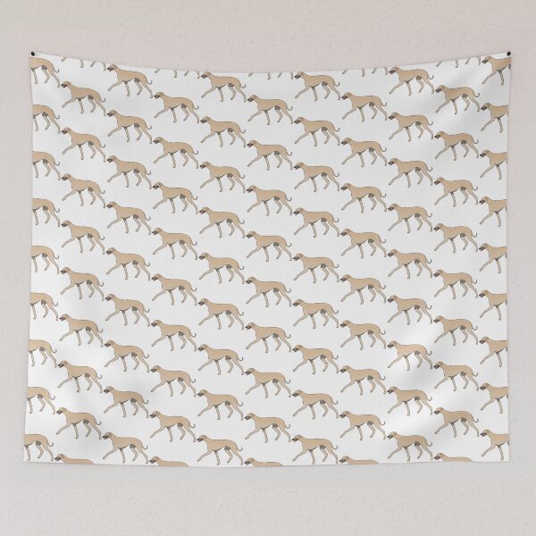 Item preview, Sloughi dog art designed and sold by Yaragold.