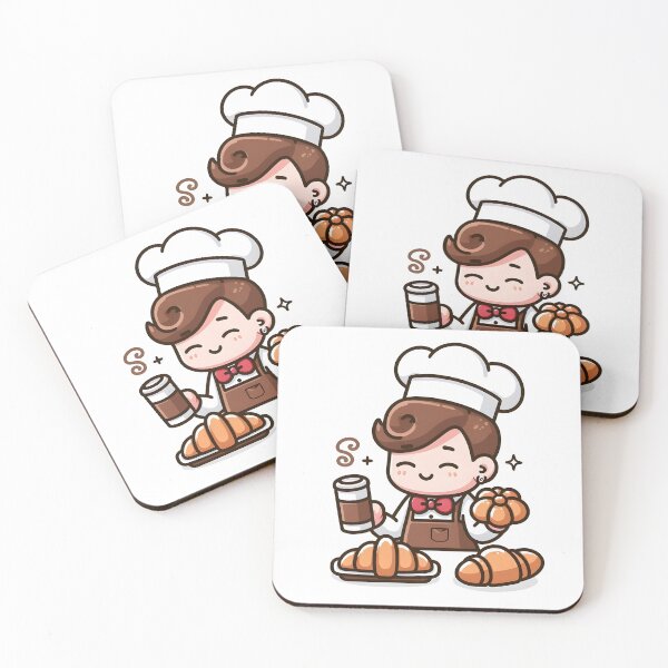 Item preview, Kawaii Barista With A Pastry Headband designed and sold by CanvasCutie.