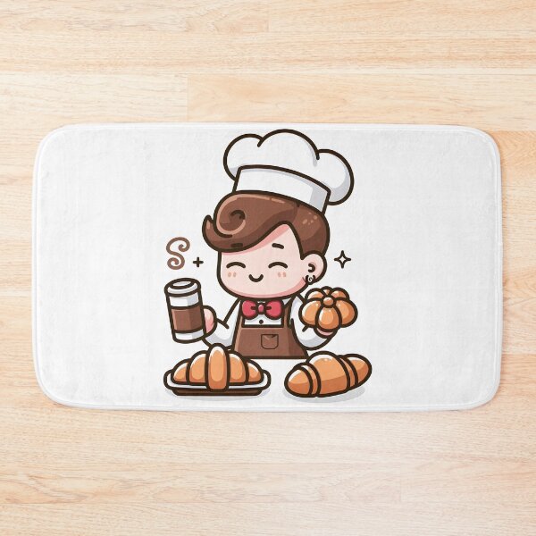 Item preview, Kawaii Barista With A Pastry Headband designed and sold by CanvasCutie.