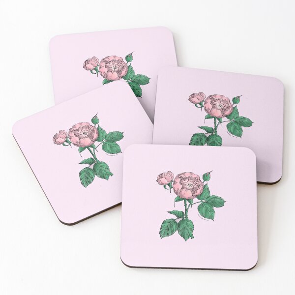 Item preview, Light Pink Globular Rose Bloom Semi-Double 8-15 Petals In 2 Rows designed and sold by Rachael Taylor.