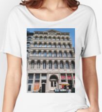 Apartment, New York, Manhattan, New York City, Skyscraper, tower block, high rise building, tower, block, high rise, building Women's Relaxed Fit T-Shirt