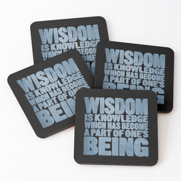 Item preview, Wisdom is knowledge which has become a part of one's being. v.8 designed and sold by x1brett.