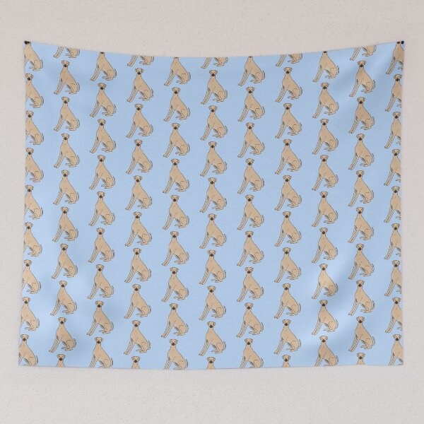 Item preview, Sloughi dog art designed and sold by Yaragold.