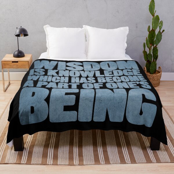 Item preview, Wisdom is knowledge which has become a part of one's being. v.8 designed and sold by x1brett.