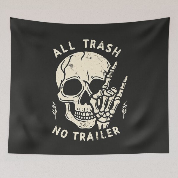 Item preview, All Trash No Trailer designed and sold by CreepyCornerArt.