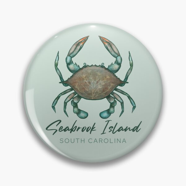 Item preview, Seabrook Island South Carolina SC Blue Crab designed and sold by carolinafound.
