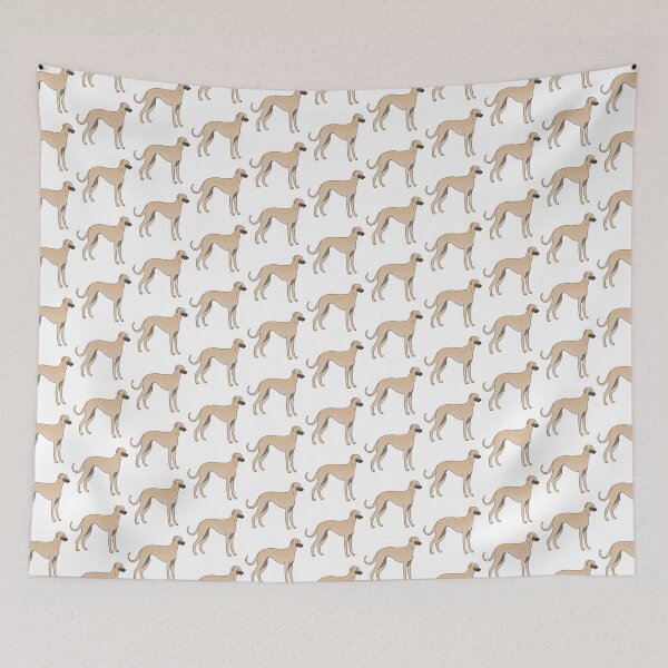 Item preview, Sloughi dog art designed and sold by Yaragold.