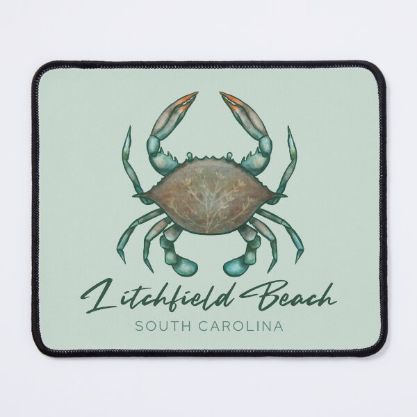 Item preview, Litchfield Beach South Carolina SC Blue Crab designed and sold by carolinafound.