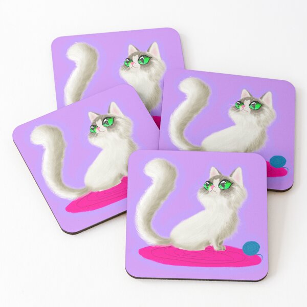 Item preview, Fluffy Cat designed and sold by Wild to Meek.