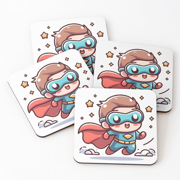 Item preview, Kawaii Superhero With Cape designed and sold by CanvasCutie.