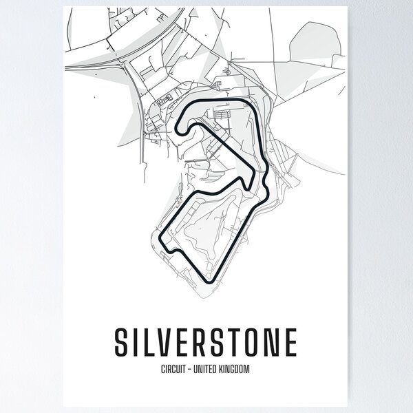 Item preview, silverstone circuit, f1 united kingdom designed and sold by Anabelandia.