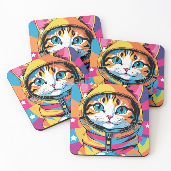 Item preview, Space Cat Astronaut  designed and sold by TasiaZenzura.