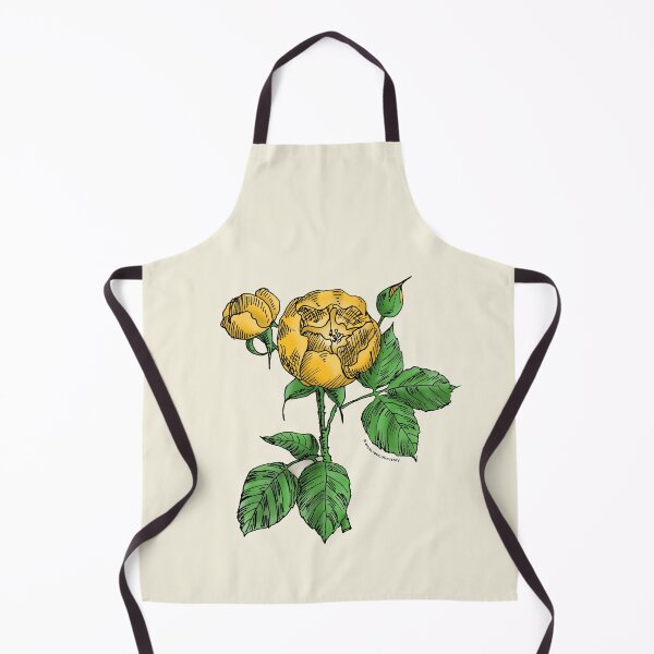 Item preview, Yellow Globular Rose Bloom Semi-Double 8-15 Petals In 2 Rows designed and sold by Rachael Taylor.