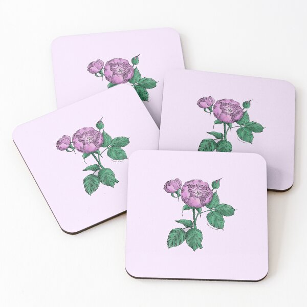 Item preview, Purple Globular Rose Bloom Semi-Double 8-15 Petals In 2 Rows designed and sold by Rachael Taylor.