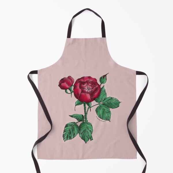 Item preview, Dark Red Globular Rose Bloom Semi-Double 8-15 Petals In 2 Rows designed and sold by Rachael Taylor.