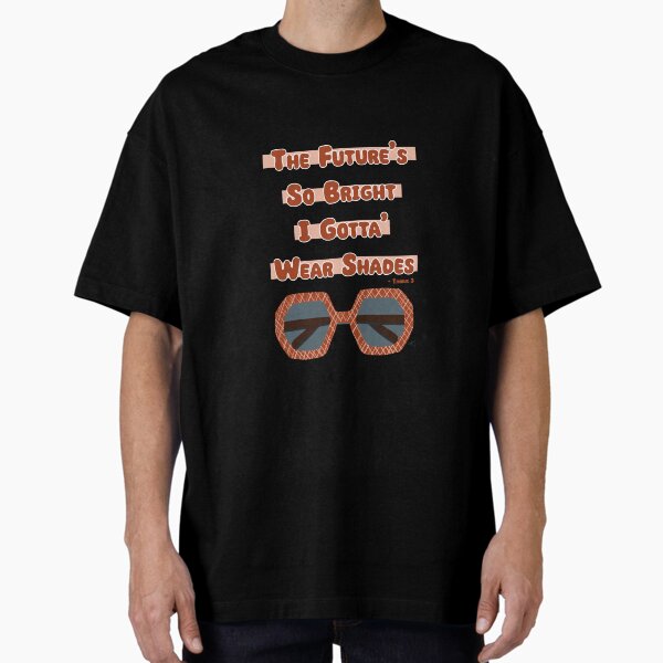 Future's So Bright Print Oversized T-Shirt