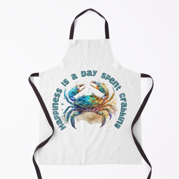 Item preview, Happiness is a day spent crabbing designed and sold by ChefOCreations.
