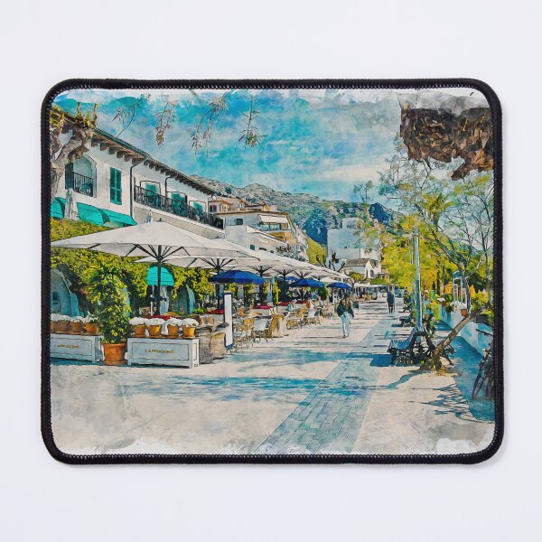 Item preview, Puerto Pollensa Mallorca Watercolour Effect designed and sold by GG WALL ART.