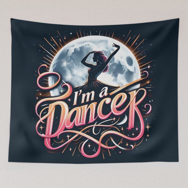 Item preview, I'm A Dancer, typography designed and sold by maxmaj.