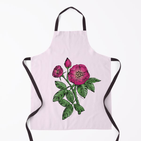 Item preview, Deep Pink Globular Rose Bloom Single 1-7 Petals Almost Flat designed and sold by Rachael Taylor.