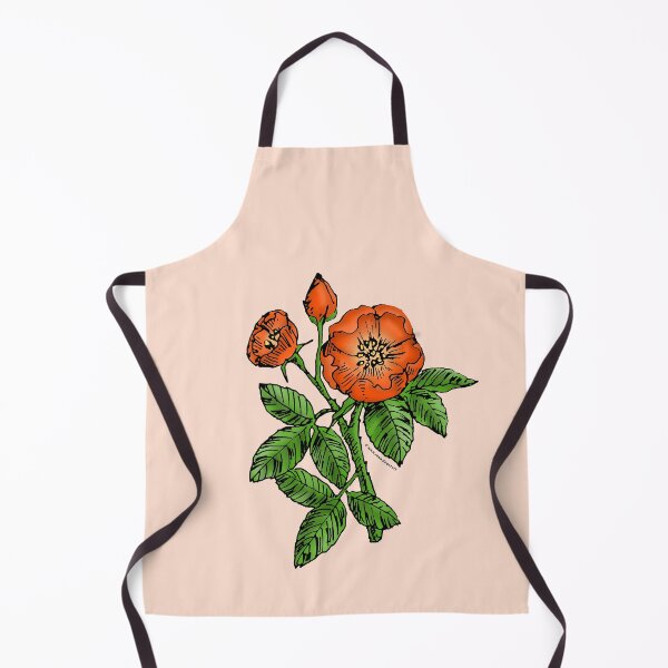 Item preview, Orange Globular Rose Bloom Single 1-7 Petals Almost Flat designed and sold by Rachael Taylor.
