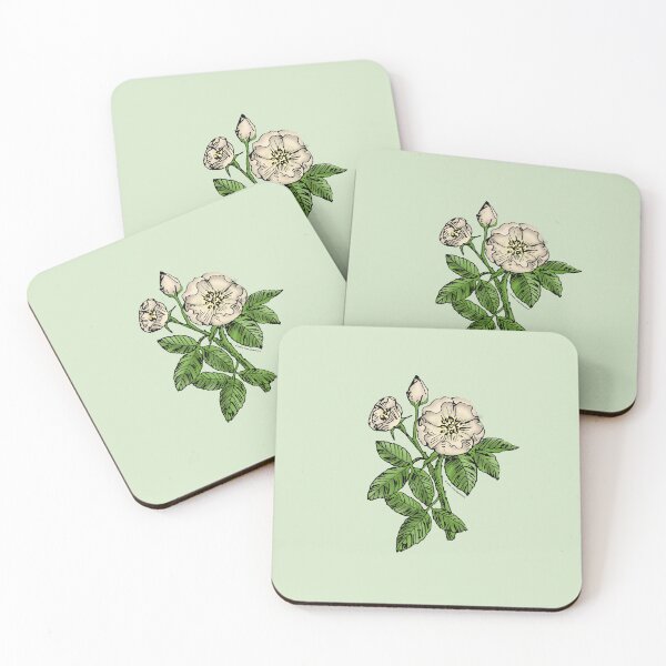 Item preview, Cream Globular Rose Bloom Single 1-7 Petals Almost Flat designed and sold by Rachael Taylor.
