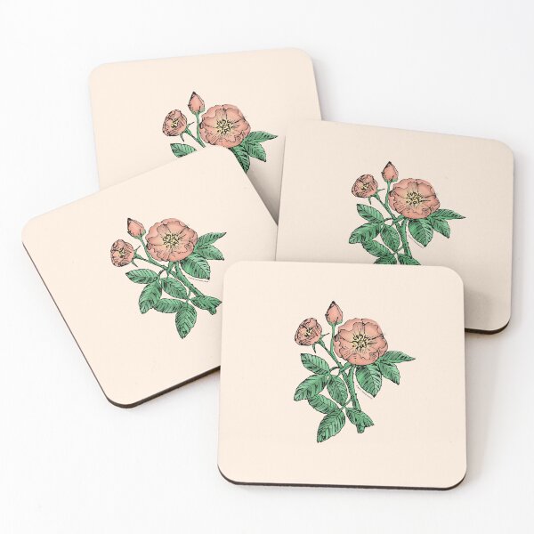 Item preview, Apricot Globular Rose Bloom Single 1-7 Petals Almost Flat designed and sold by Rachael Taylor.