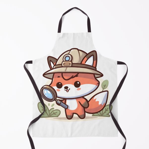 Artikelvorschau, Kawaii Entdecker Fuchs entworfen und verkauft von CanvasCutie.