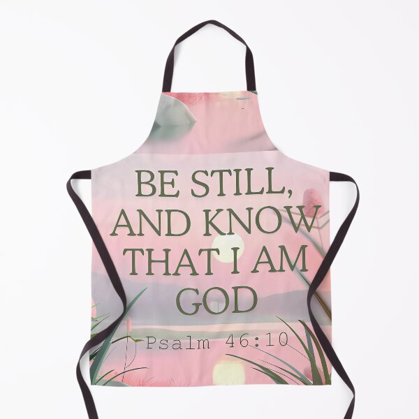 Item preview, Be Still - Psalm 46:10 - Peaceful Lake Sunset Art designed and sold by aiart-cutegirl.