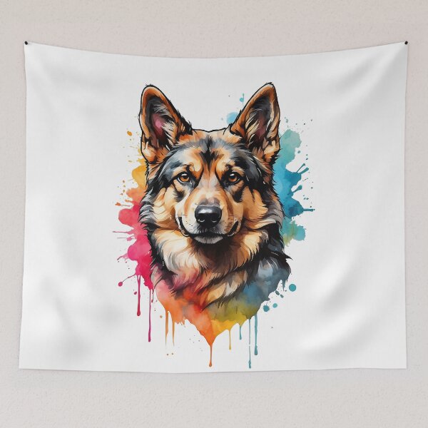Item preview, Vibrant Shepherd: German Shepherd Dog Design designed and sold by StellarValor.
