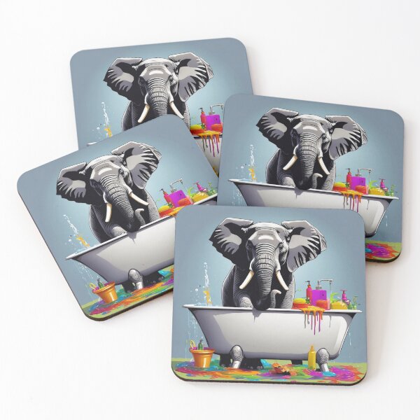 Item preview, Elephant in tub designed and sold by tatty58.
