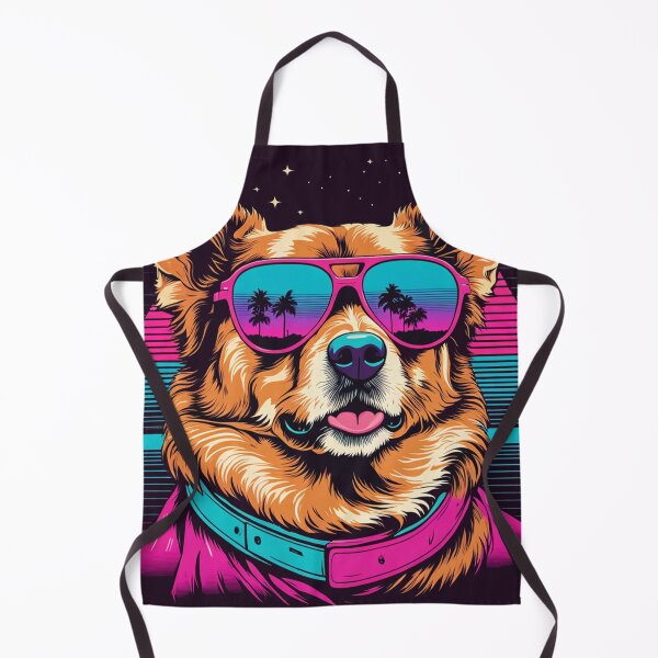 Item preview, Dog with glasses the stylish confidant who turns even the simplest trip to the park into an experience worthy of a fashion editorial, with graceful poses and lenses reflecting elegance designed and sold by Pulsant Paintings.
