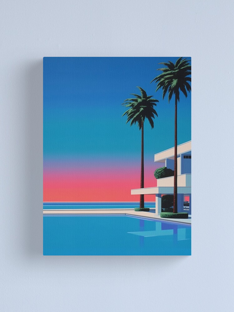Thumbnail 2 of 3, Canvas Print, Hiroshi Nagai Art designed and sold by Pawfect-Purfect.