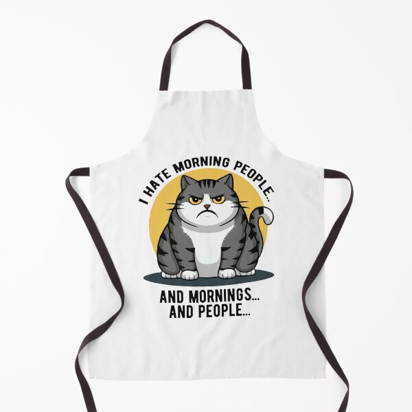 Item preview, I Don't Like Morning People designed and sold by Angry Swan Designs.