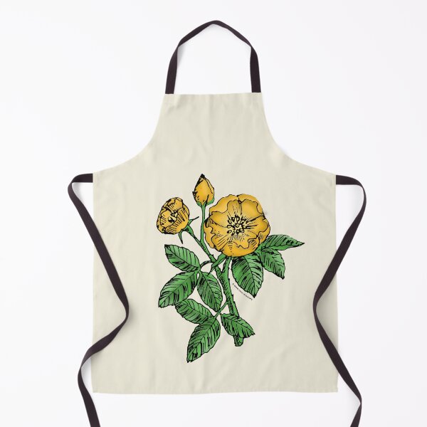 Item preview, Yellow Globular Rose Bloom Single 1-7 Petals Almost Flat designed and sold by Rachael Taylor.
