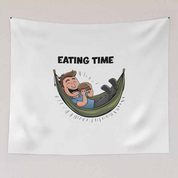 Item preview, Eating time on hammock designed and sold by Balpa.