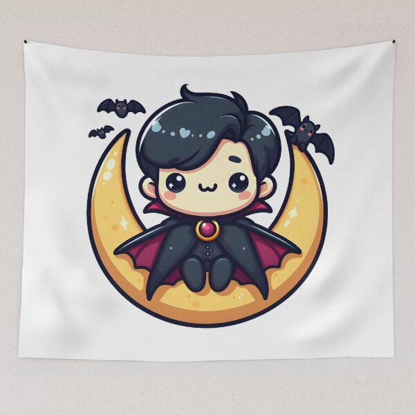 Item preview, Kawaii Cuddly Vampire designed and sold by CanvasCutie.