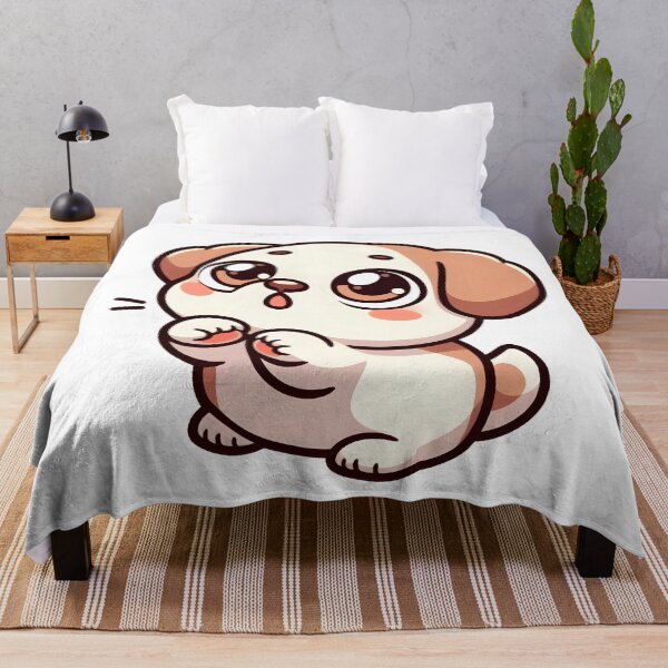 Item preview, Kawaii Dog With Puppy Eyes designed and sold by CanvasCutie.