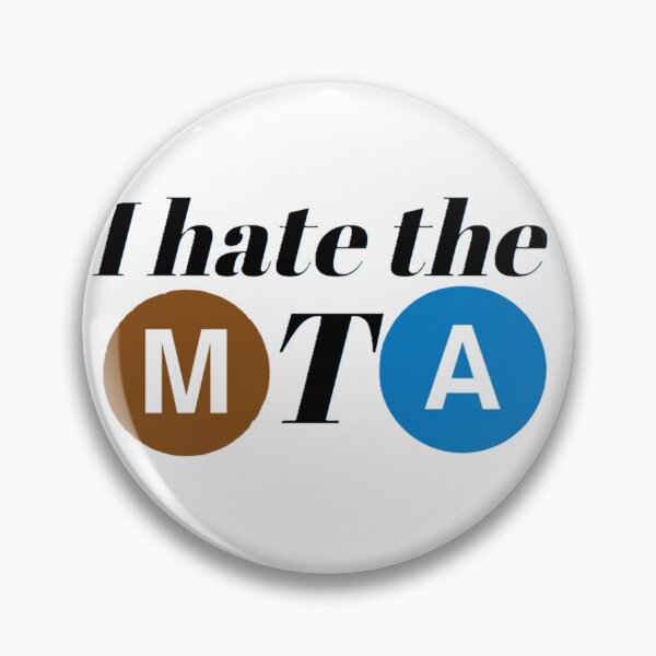 Item preview, I Hate The MTA v2. designed and sold by NewYorkBasil.