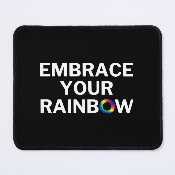 Item preview, Abraza tu arcoíris. Diseño gráfico del orgullo gay LGBTQ designed and sold by ItsAKinkThing.