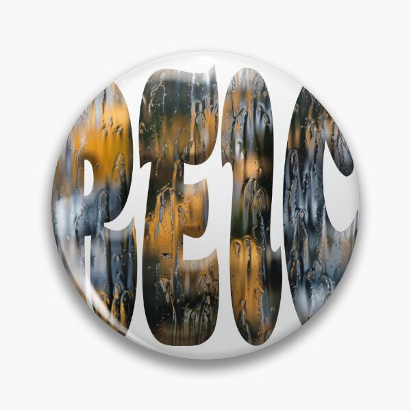 Item preview, The word dreich with an overlay of a photo of water droplets on a window.  designed and sold by funkyworm.