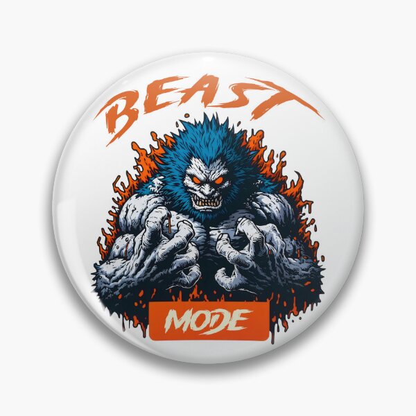 Item preview, Beast Mode Bodybuilding Gym Sports Motivation designed and sold by CinEmmaDesign.