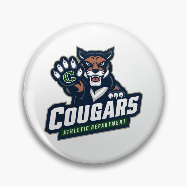 Item preview, Fierce Cougar Pride Athletic Emblem designed and sold by T-TimeTreasures.